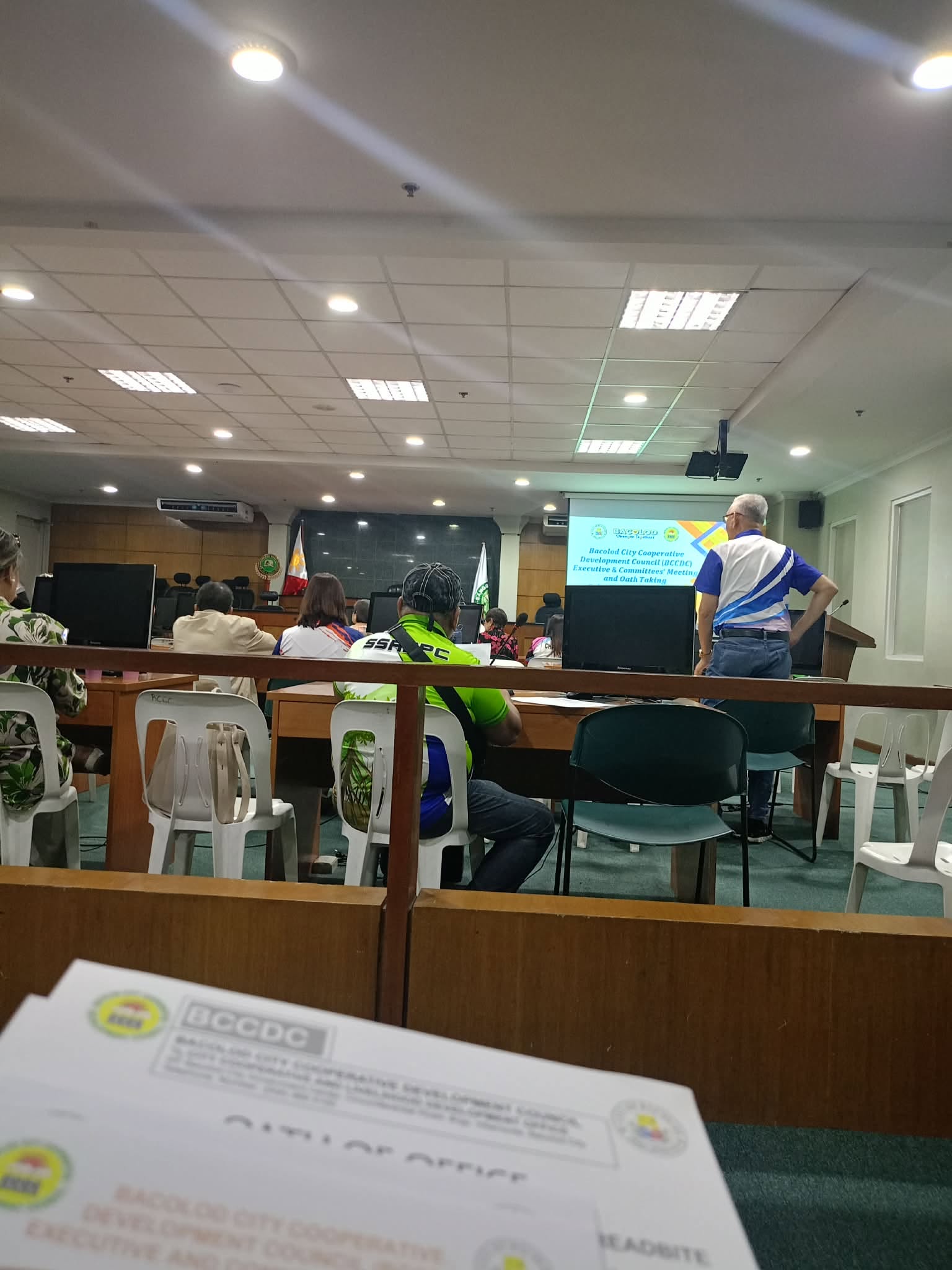 BCCDC executive and committees meeting at the Bacolod City Government Center
