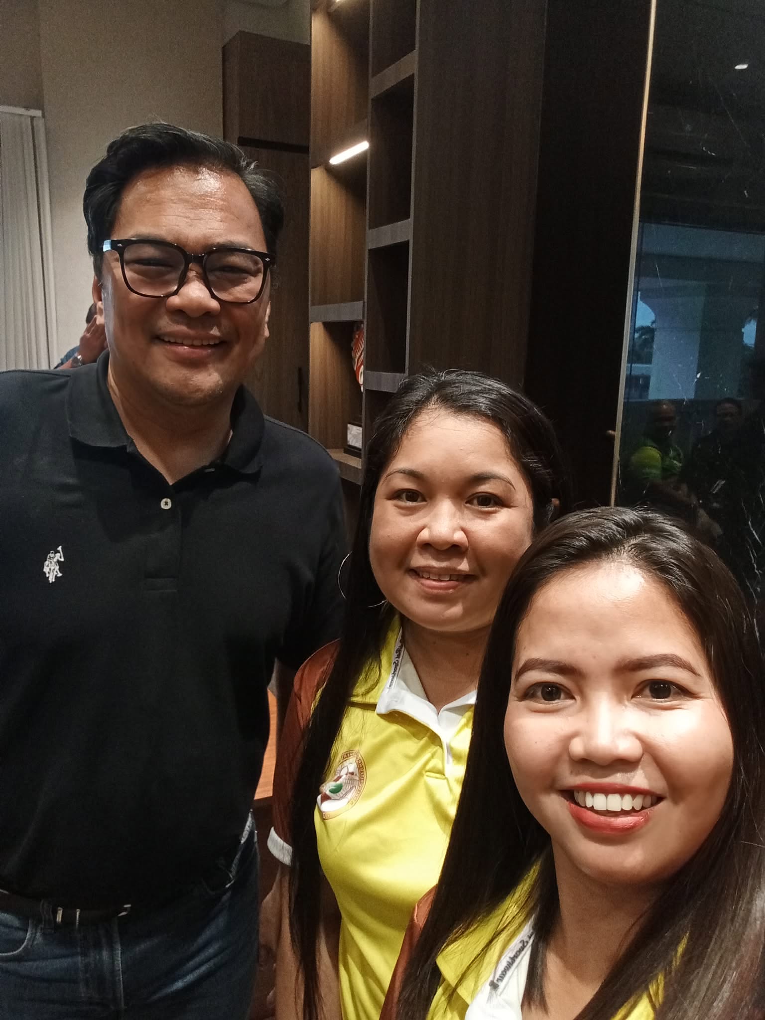 Mayor Greg G. Gasataya with BECC General Manager Jessa Marie and Secretary Jinny